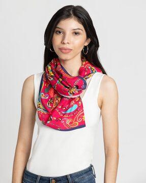 paisley print scarf