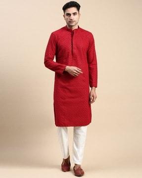 embellished long kurta