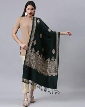 aari embroidered shawl