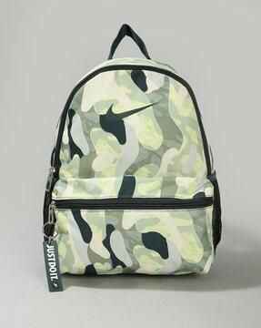 men printed backpack