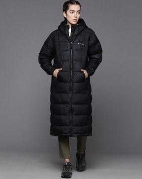 quilted hooded jacket