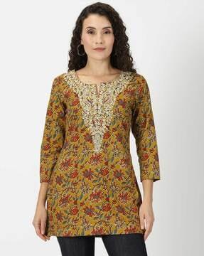 floral tunic