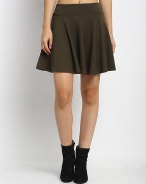 flared mini skirt