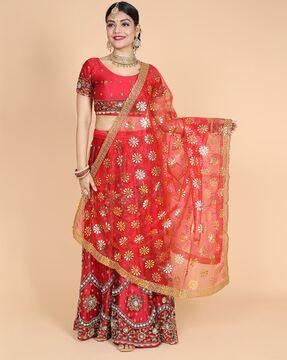 women embellished dupatta