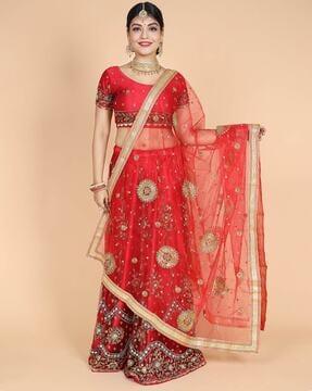 women embroidered dupatta