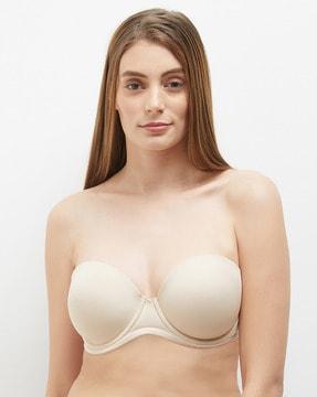 solid tube bra