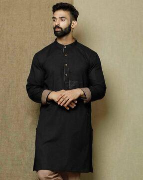 solid long kurta