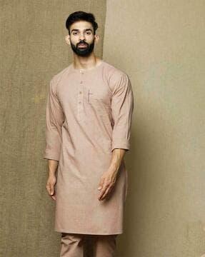 solid long kurta