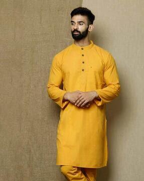 solid long kurta