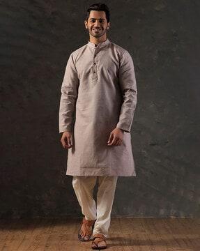 solid long kurta