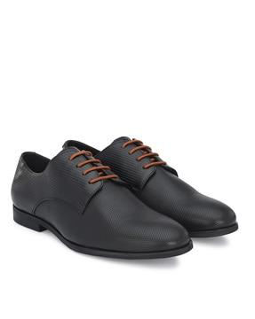 textured formal shoes