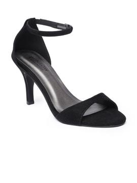 solid heeled sandals