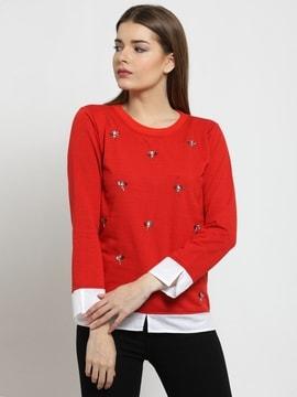 embellished sweatshirt