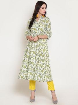 floral anarkali kurta