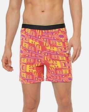 graphic print boxers