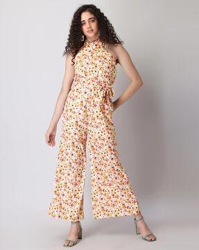 floral jumpsuit