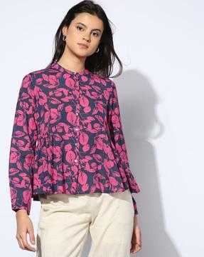 floral print shirt