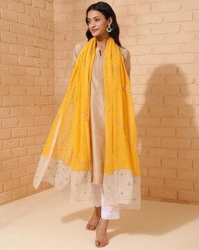 women embellished dupatta