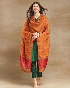 women embroidered dupatta