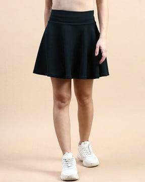 women textured skorts