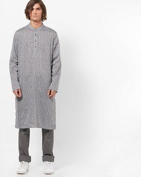 striped regular kurta