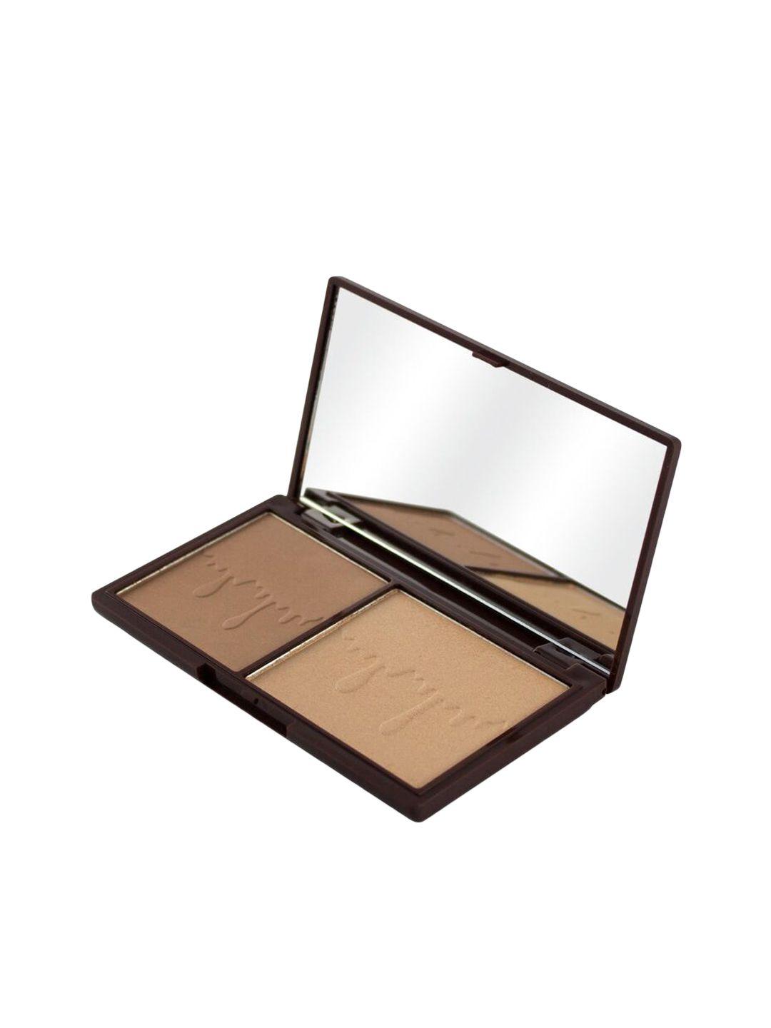 makeup revolution london bronze and glow i heart chocolate highlighter