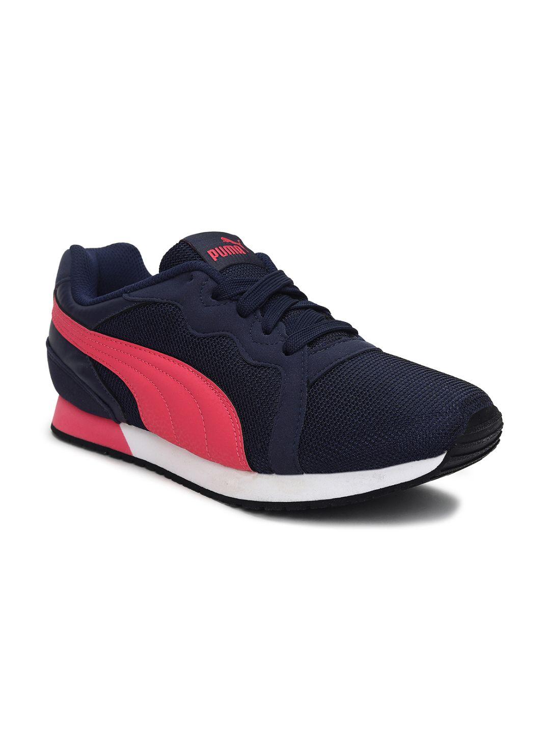 puma women navy blue pacer sneakers