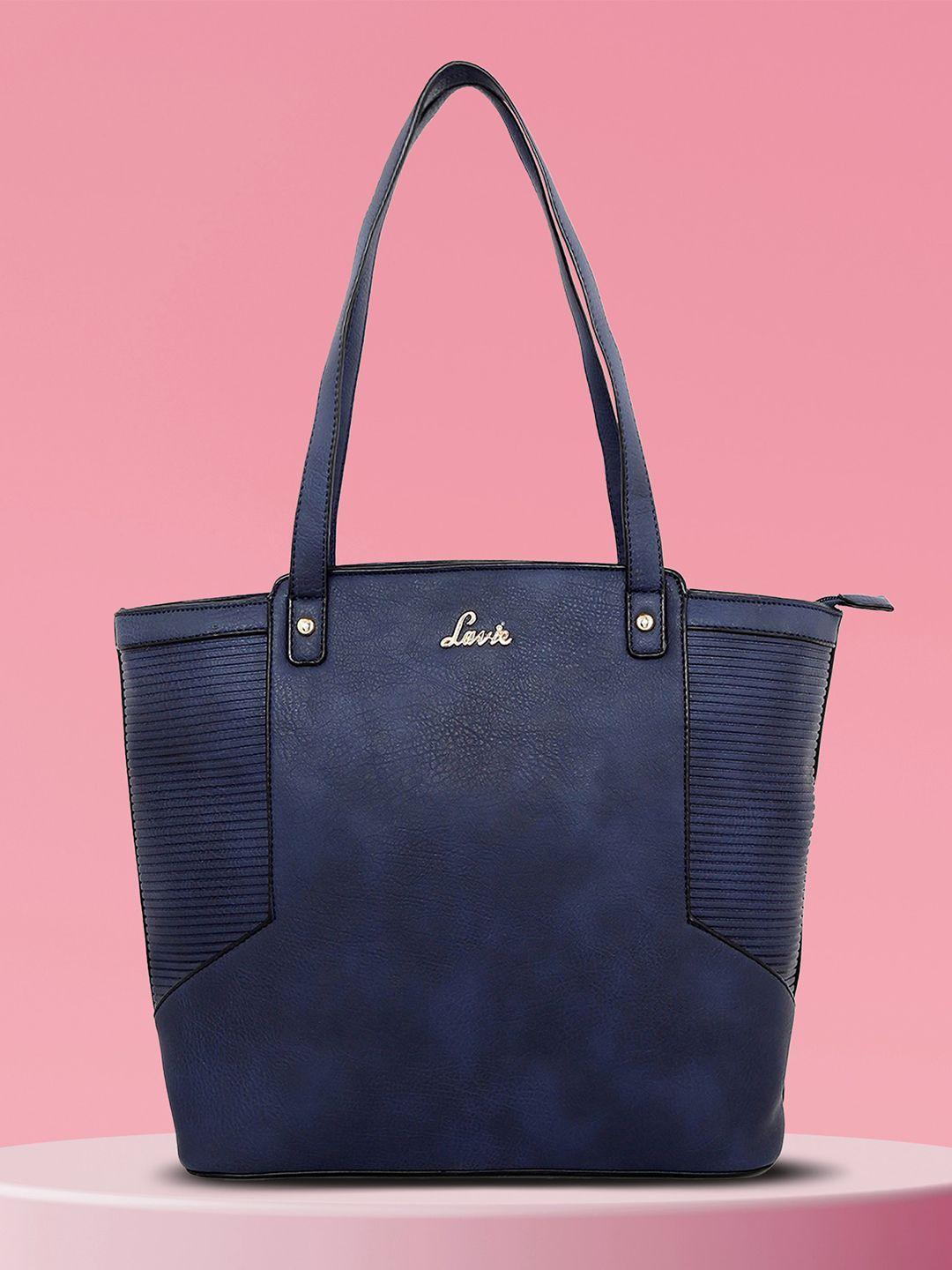 lavie black textured shoulder bag