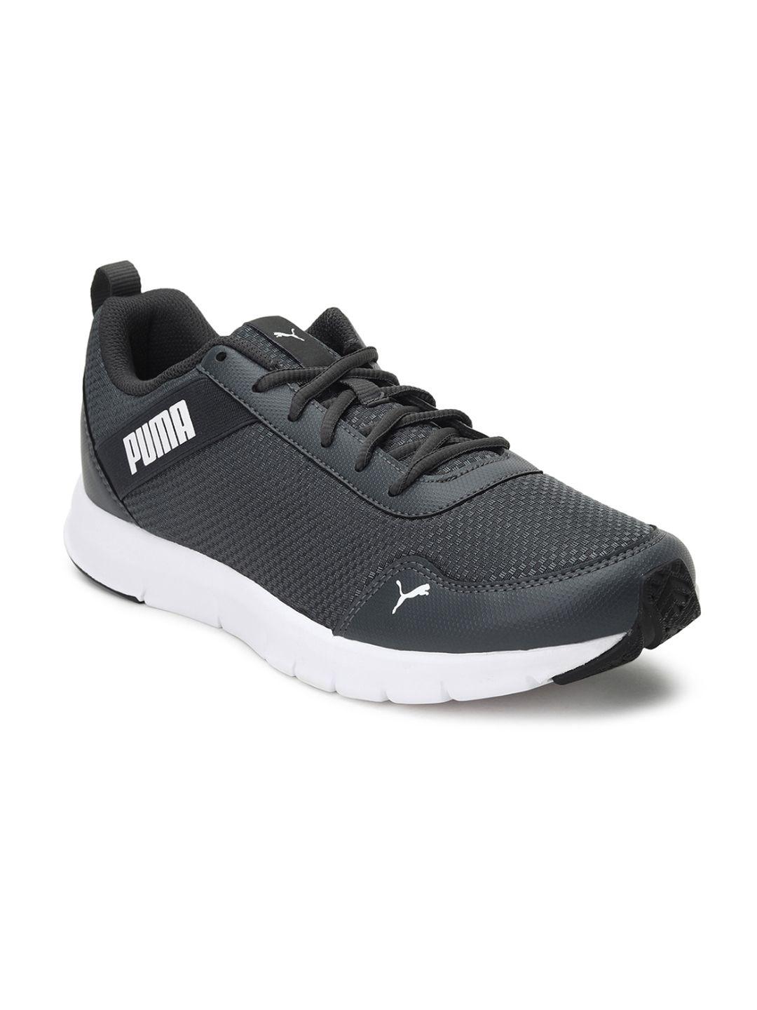 puma men charcoal grey movemax sneakers