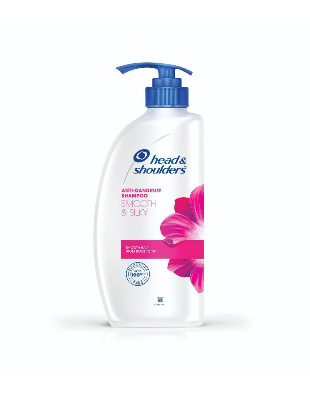 head & shoulders uniseex anti dandruff smooth & silky shampoo 650 ml