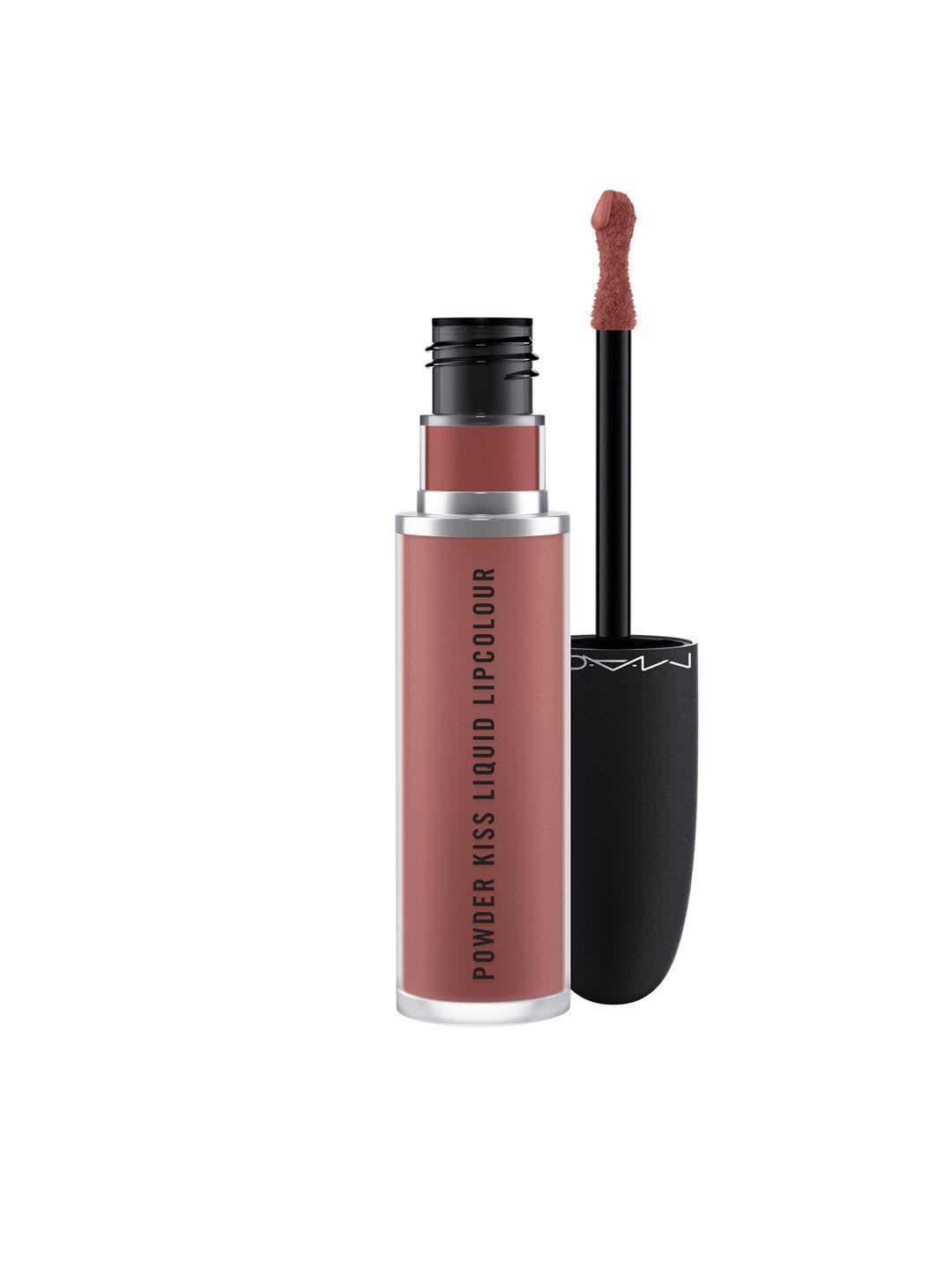 m.a.c powder kiss liquid lipcolour - 997 over the taupe 5 ml