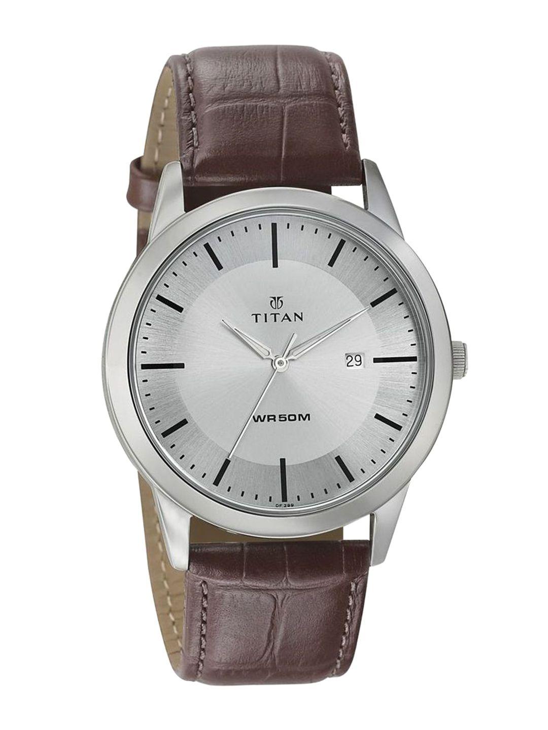 titan eco range gents men steel analogue watch nl1584sl03