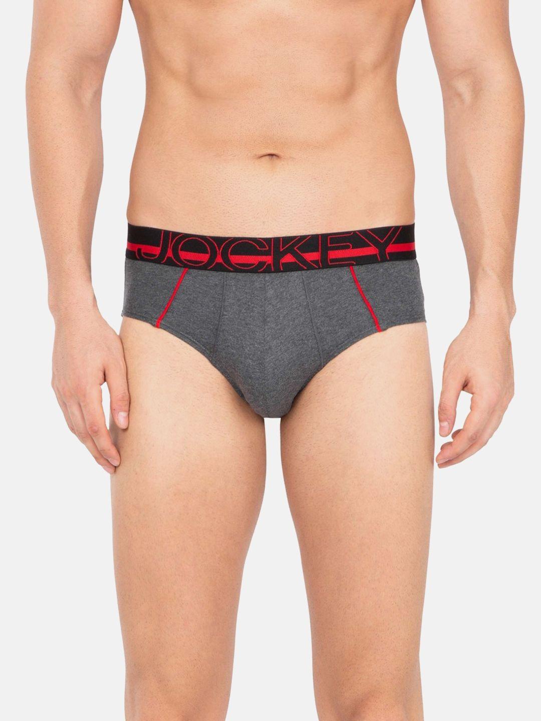 jockey men super combed cotton solid brief with ultrasoft waistband us14