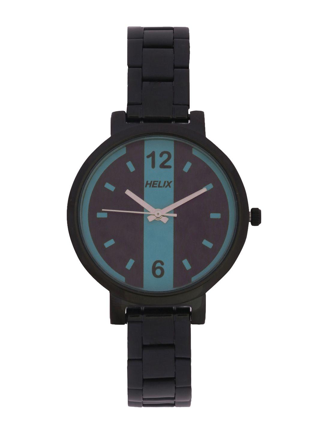 helix women blue & purple analogue watch tw041hl11