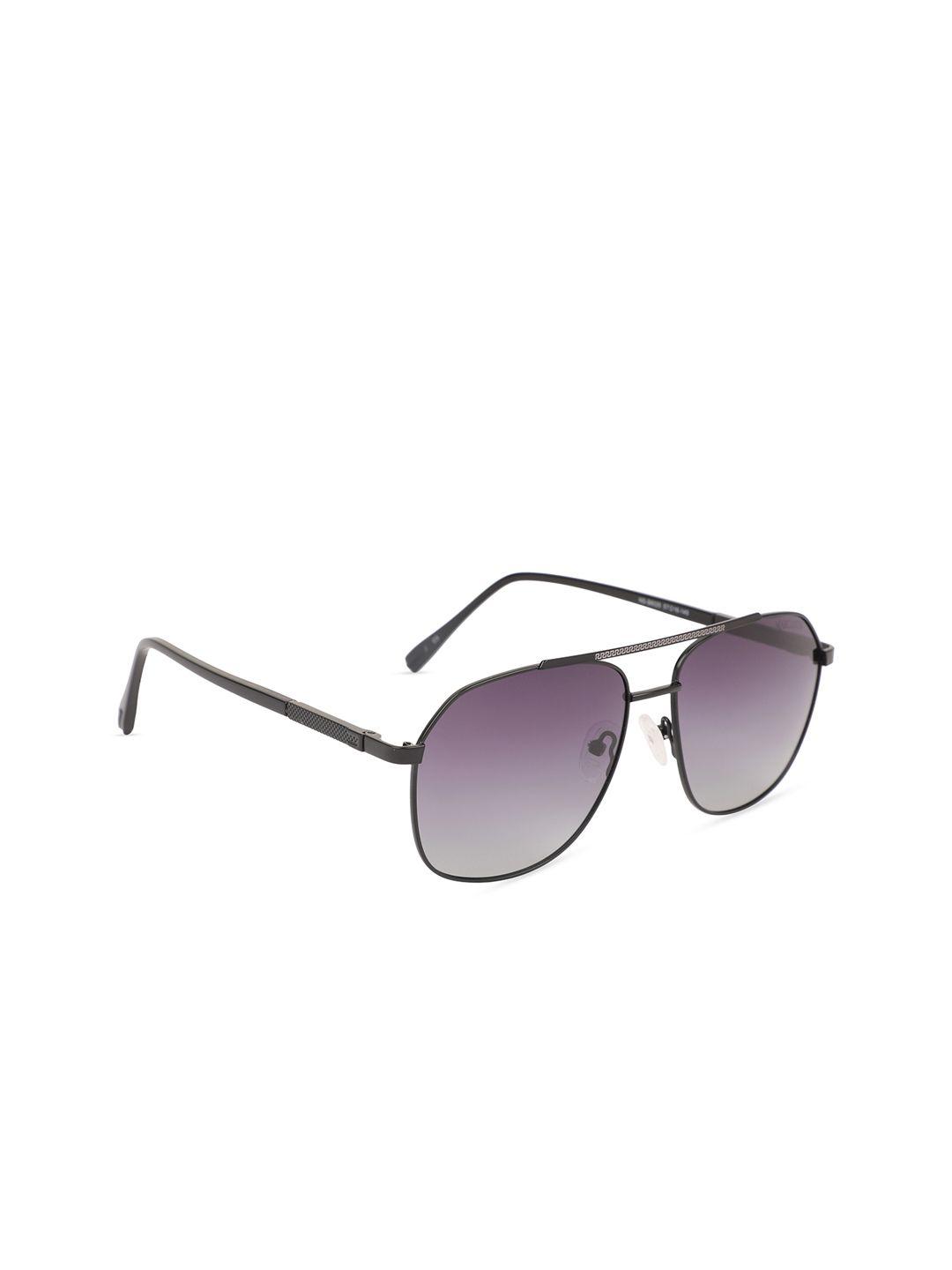 marc louis men polarised & uv protected square sunglasses mlns-s6025c3sg