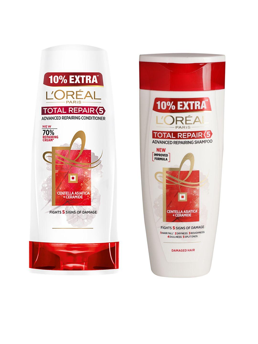 loreal set of total repair 5 shampoo & conditioner