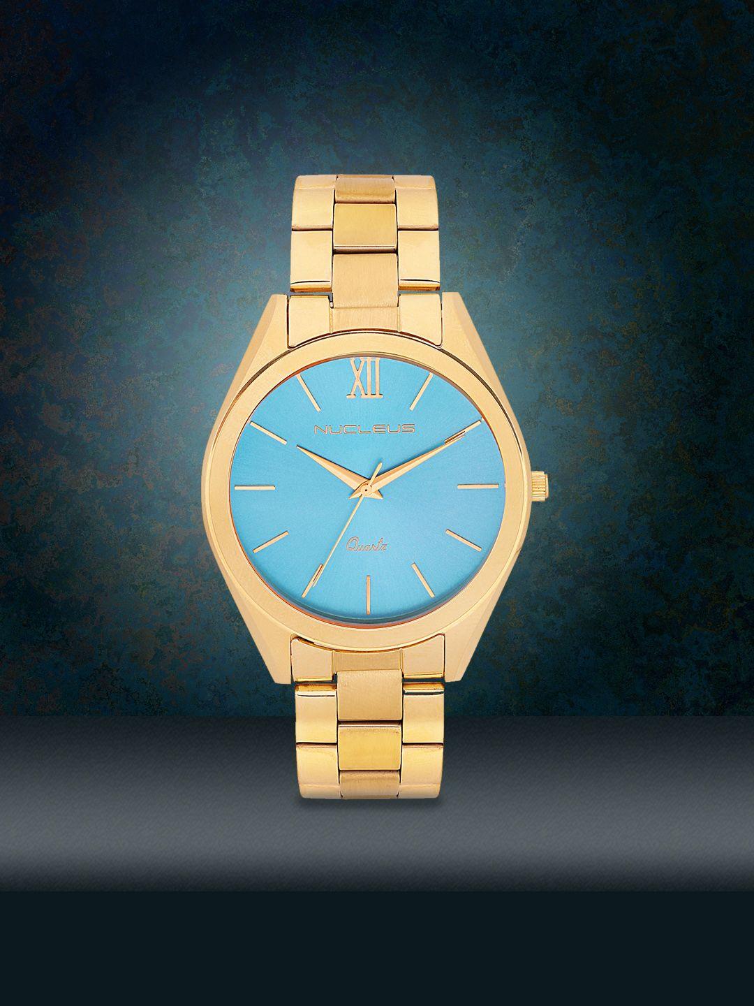 nucleus women blue analogue watch nmksggbi