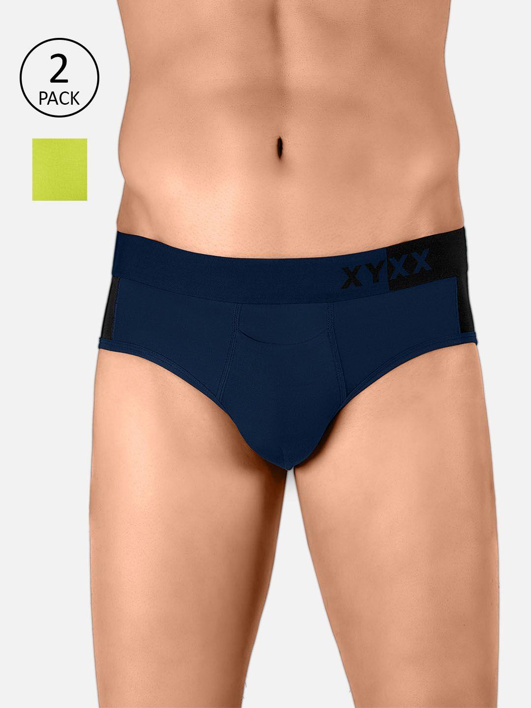 xyxx men pack of 2 ultra soft briefs xybrf2pckn165