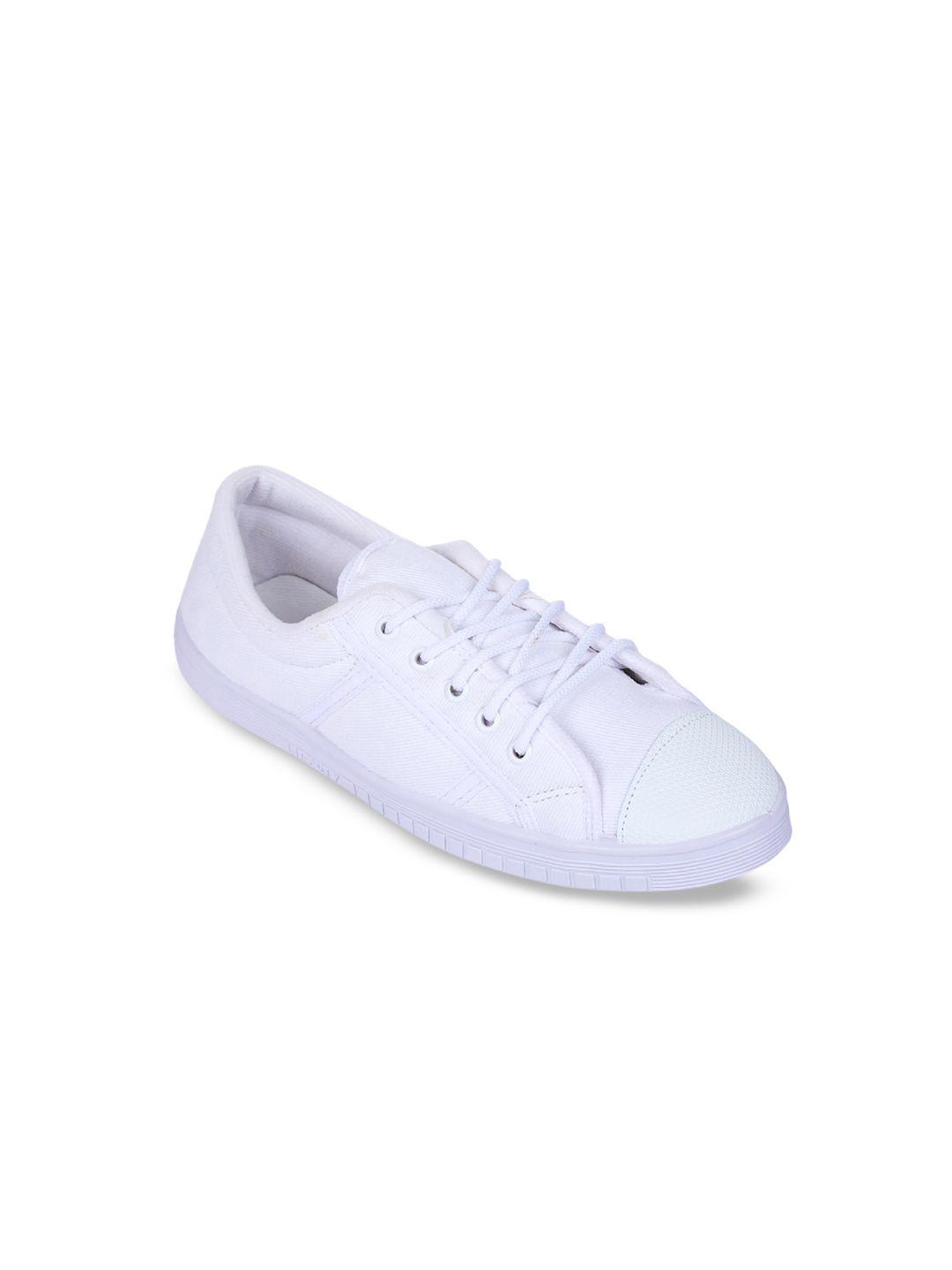 liberty men white solid sneakers