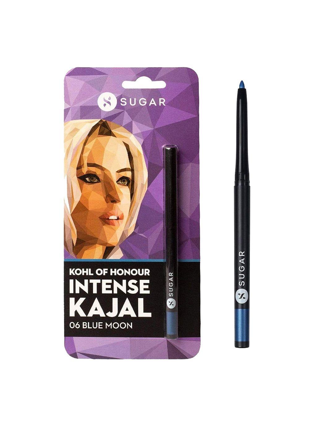 sugar kohl of honour intense kajal- aqua lung blue moon (metallic baby blue) 06