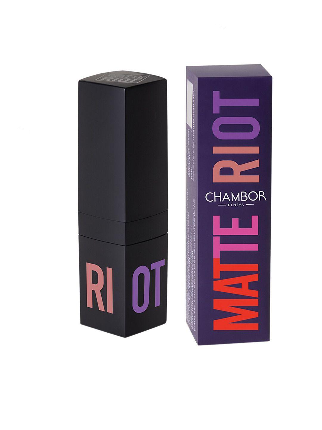 chambor red matte riot tuscany red lipstick 202 4.5 gm