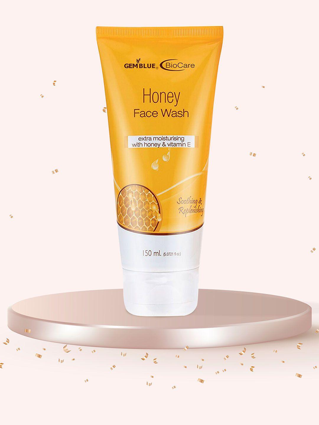 gemblue biocare honey face wash