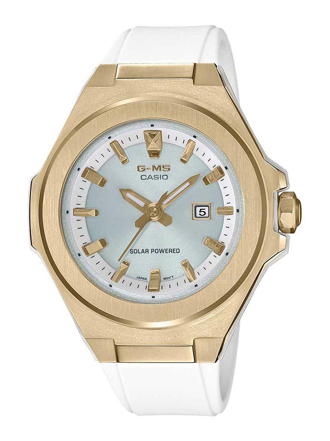 casio women grey & gold-toned analogue watch bx183