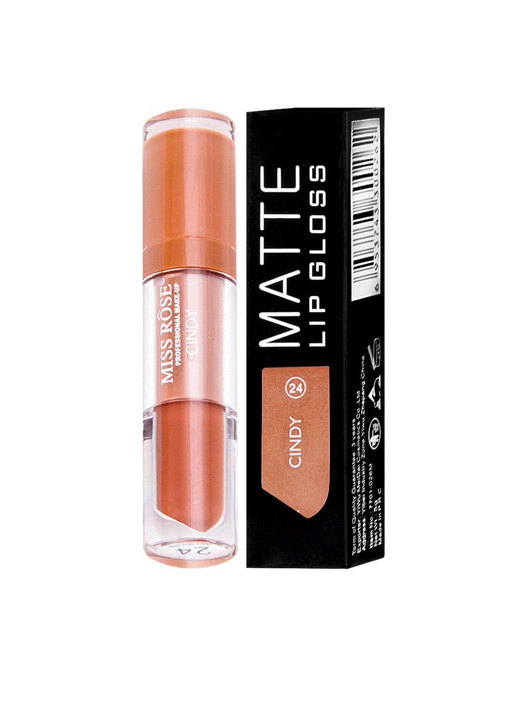 miss rose matte lipgloss cindy 7701-026m 24 20 gm