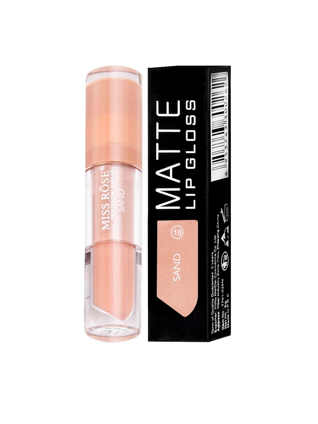 miss rose matte lip gloss sand