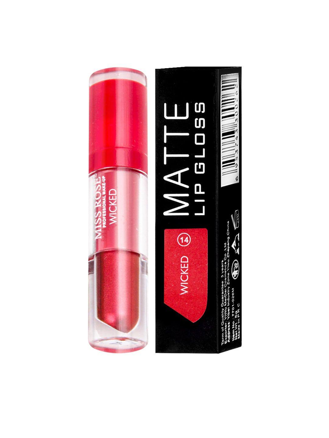 miss rose matte lip gloss wicked