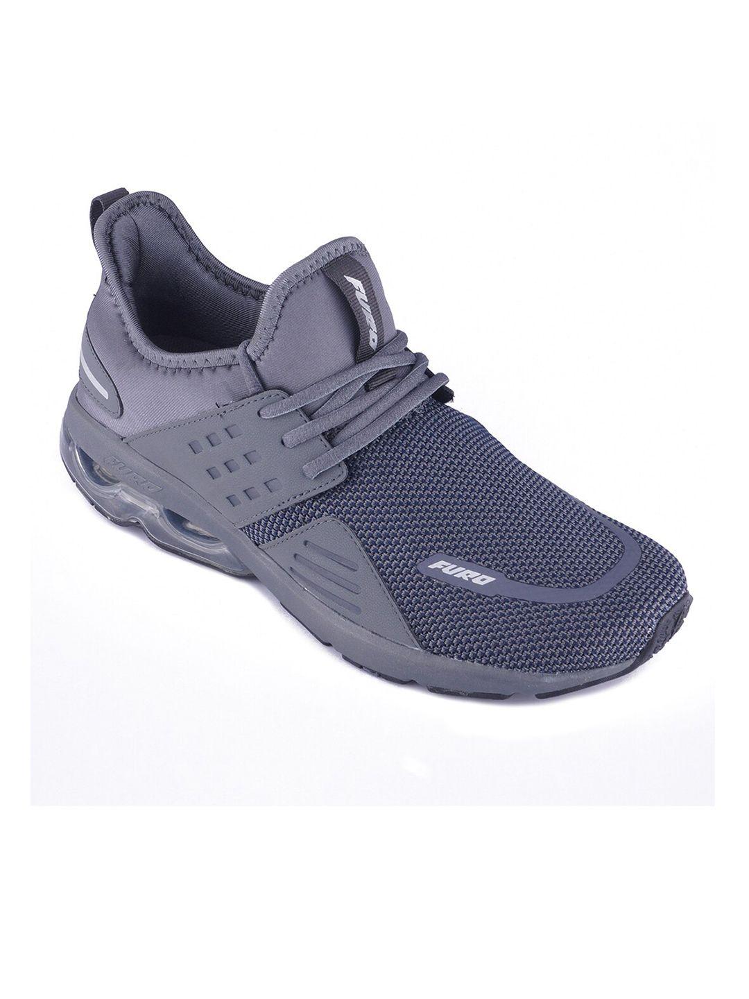 furo by red chief men grey mesh running shoes