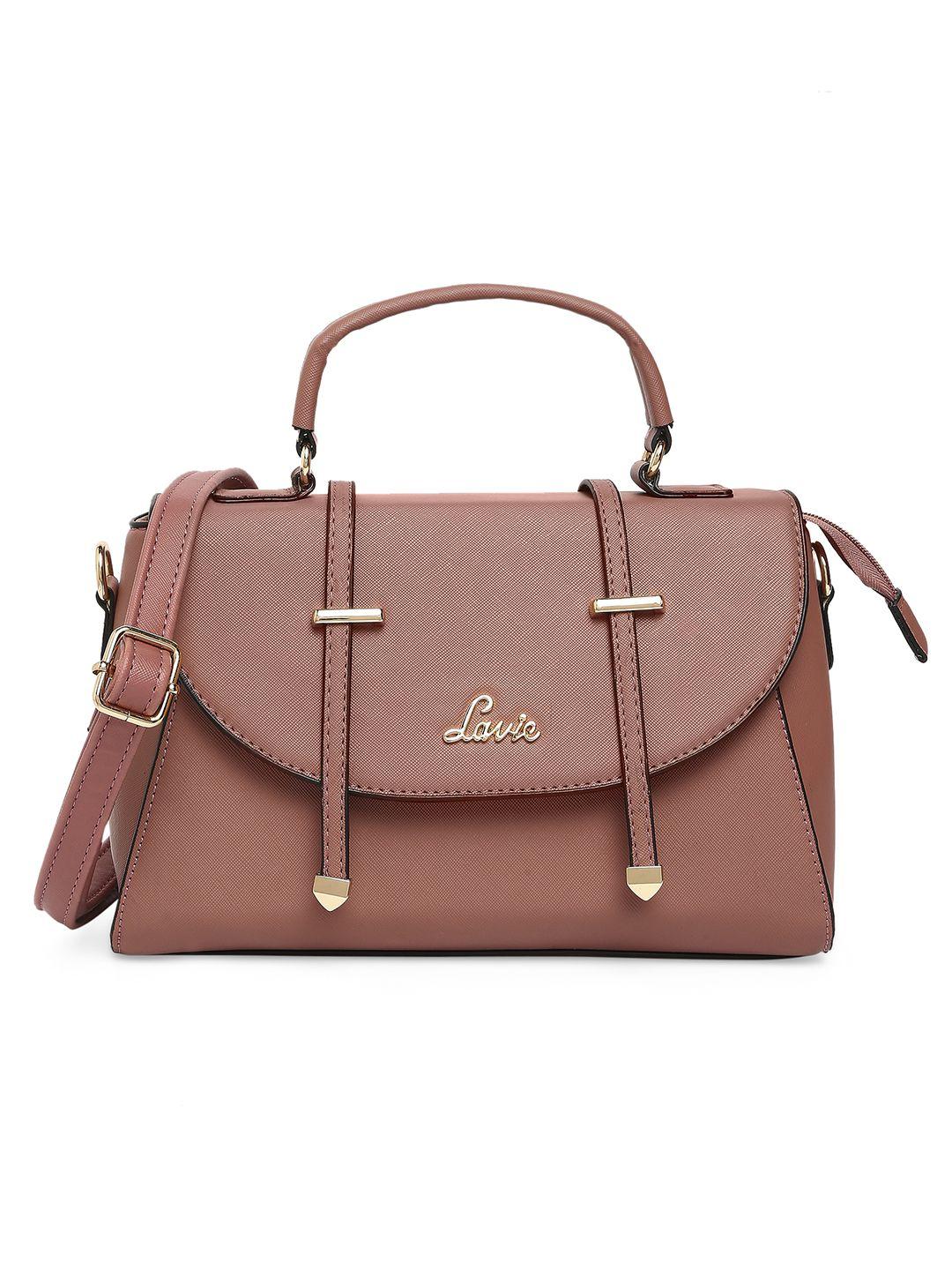 lavie beech women pink flap satchel