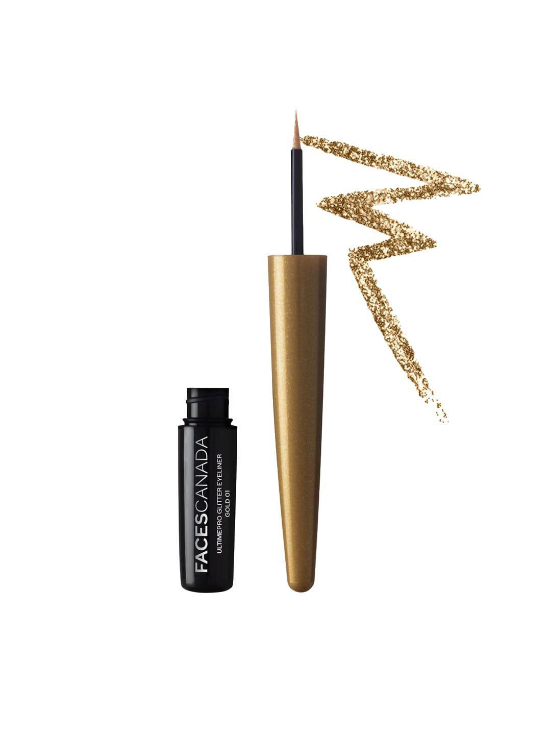 faces canada ultime pro glitter eyeliner 1.7ml - gold 01