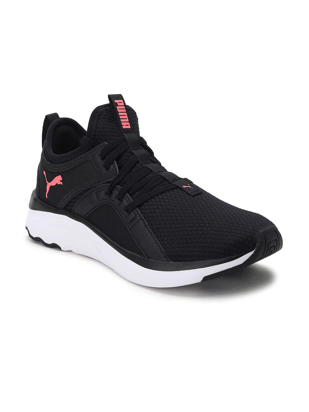 puma women black softride sophia walking shoes